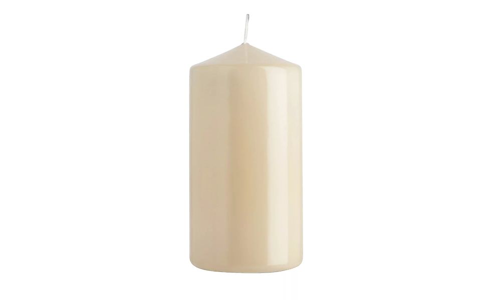 Stumpenkerze - creme - Wachs - 12 cm - Dekoration > Kerzen & Lichter - Möbe günstig online kaufen