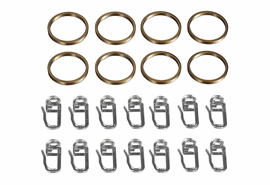 Liedeco Gardinenring "Faltenlegehaken Inox" günstig online kaufen