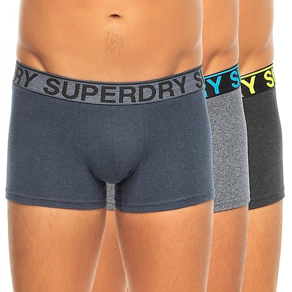 Superdry 3-er Set Trunks Blau günstig online kaufen