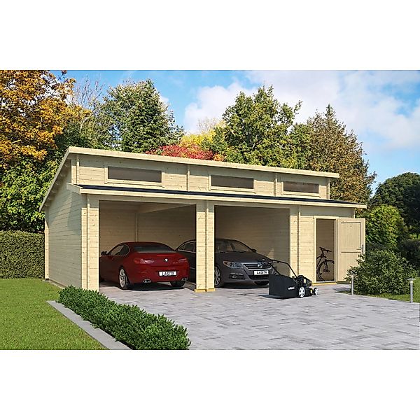 Lasita Garage Hawaii ohne Tore 780 cm x 520 cm Natur/Unbehandelt günstig online kaufen