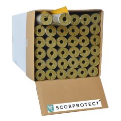 Scorprotect® Steinwolle voller Karton Rohrisolierung Steinwolle günstig online kaufen