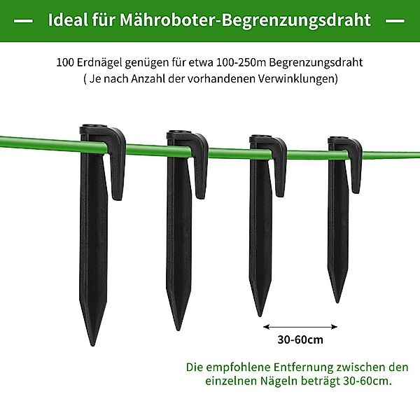 FOUORTUNATE-BEE Erdnagel Erdhaken für Mähroboter Begrenzungskabel, günstig online kaufen