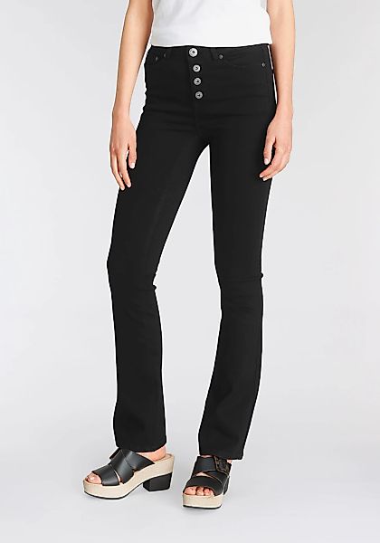 Arizona Bootcut-Jeans "Ultra Stretch" hohe Leibhöhe, ausgestellte Beinform günstig online kaufen
