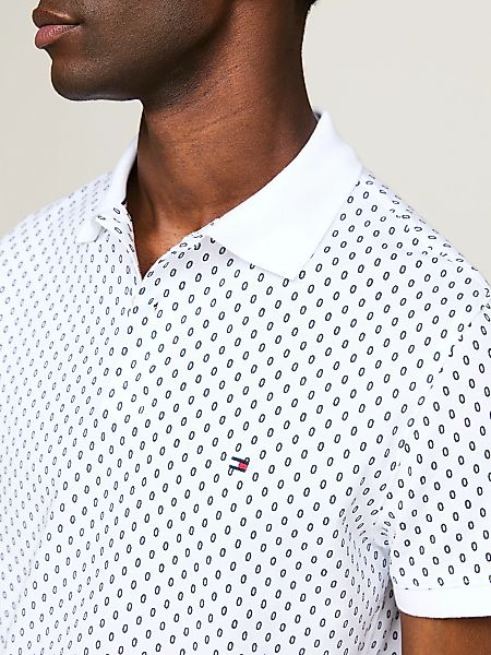 Tommy Hilfiger Poloshirt MICRO PRINT SLIM POLO günstig online kaufen