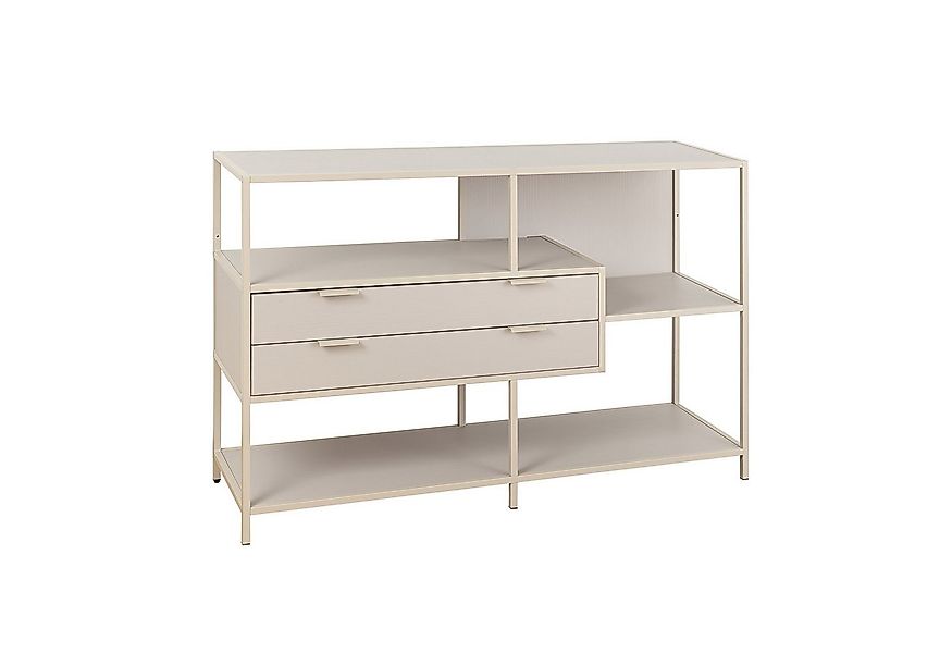 riess-ambiente Bücherregal SLIM LINE 115cm champagner beige · Raumteiler mi günstig online kaufen