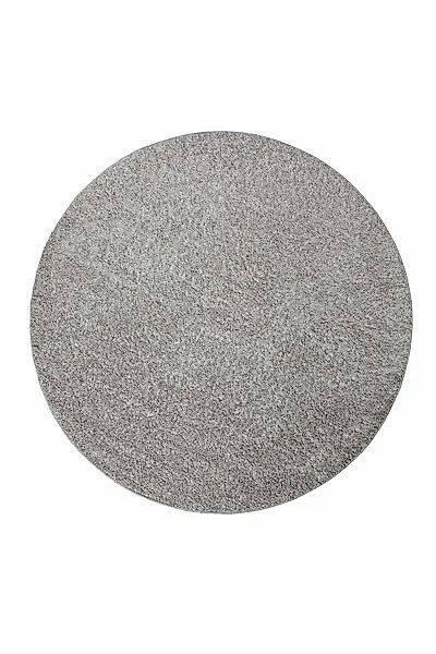 Homie Living Teppich »Gino«, rund, 30 mm Höhe, Hochflor, gewebt, weich, uni günstig online kaufen