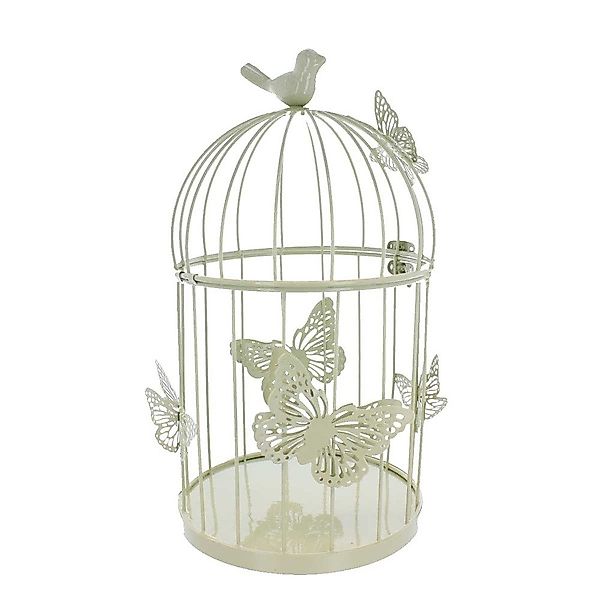MICA Dekofigur Vogelkäfig - Schmetterlinge - günstig online kaufen