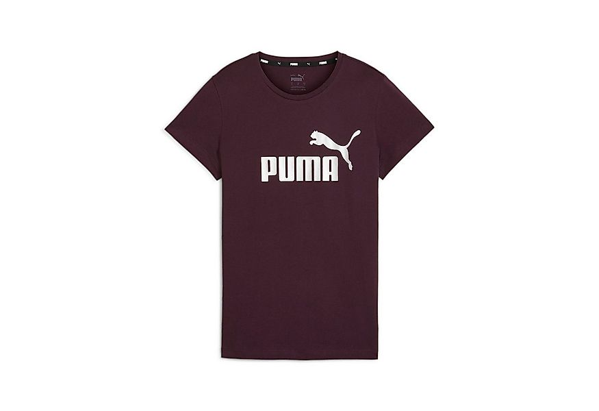 PUMA T-Shirt ESS+ METALLIC LOGO TEE Regular Fit, Kurzarm, Rundhalsausschnit günstig online kaufen