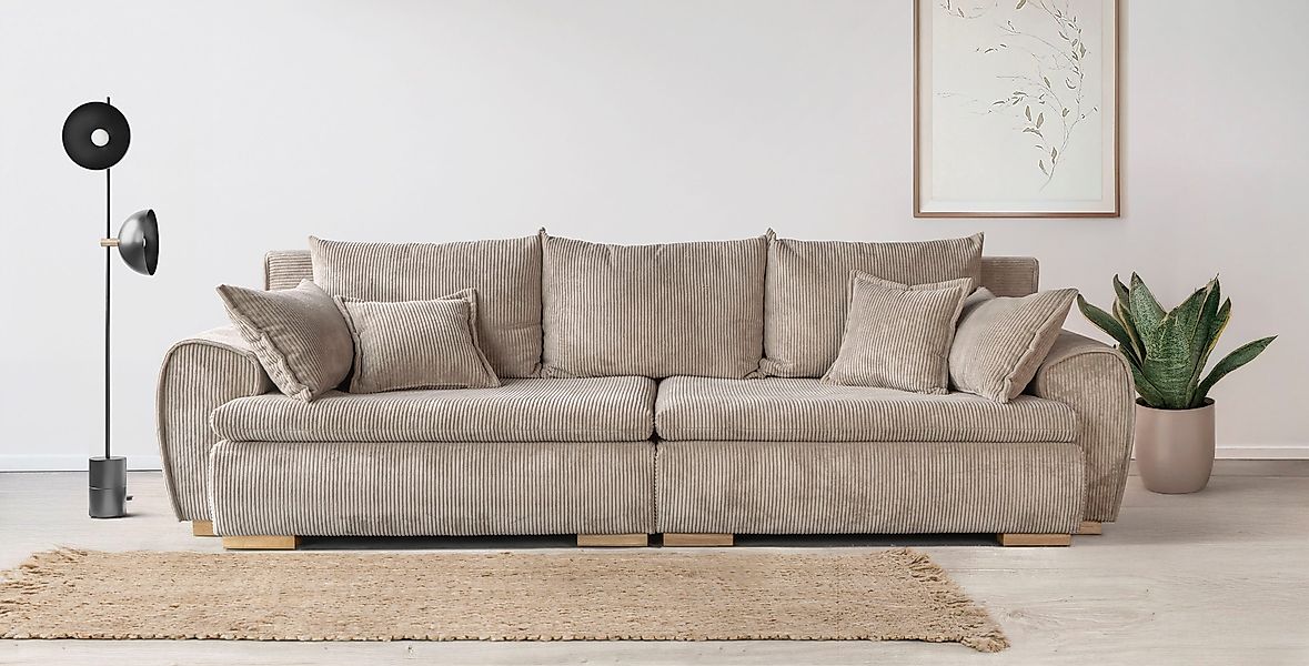 Home affaire Big-Sofa Katja, B: 275 günstig online kaufen