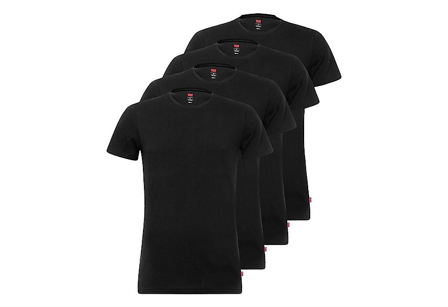 Levi's® Unterziehshirt Crew Neck Cotton Stretch T-Shirts (4-St) mit Rundhal günstig online kaufen