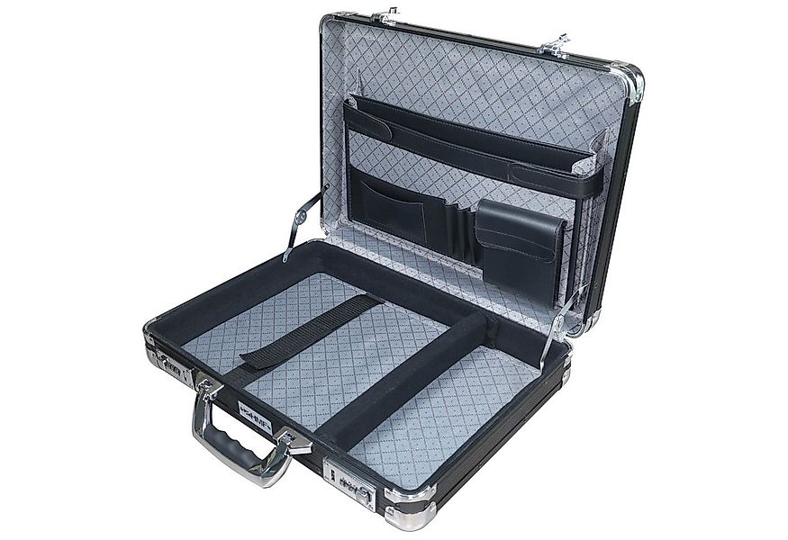 HMF Aktenkoffer Eleganter Alu Business Koffer, 0 Rollen, Attachékoffer mit günstig online kaufen