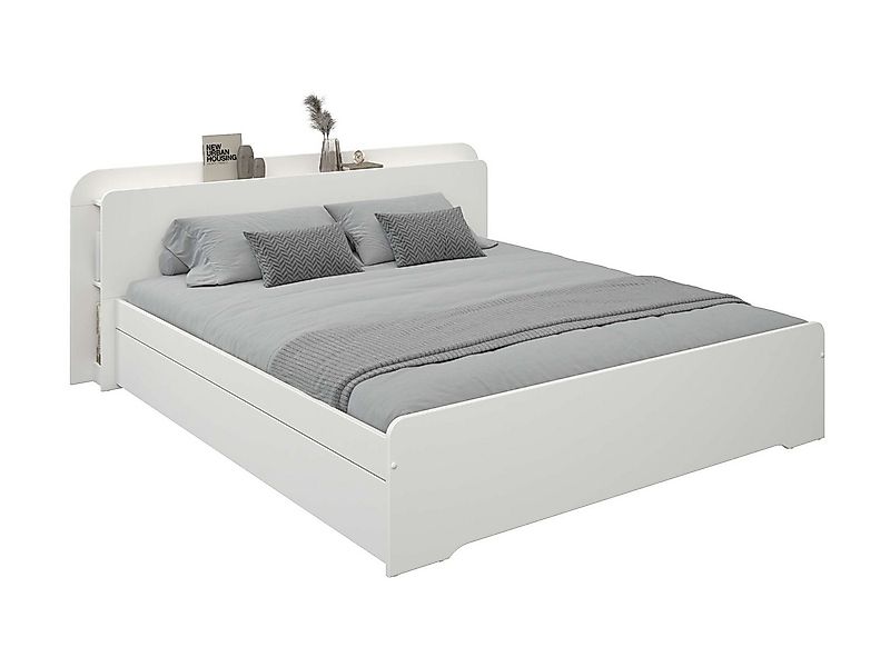 Home affaire Bett Ismund, Stauraum im Kofteil, Stauraumbett, inklusive Latt günstig online kaufen