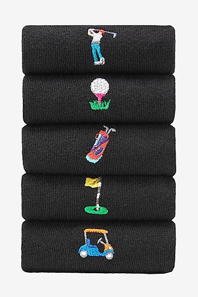 Next Kurzsocken Socken mit Stickerei (5-Paar) günstig online kaufen