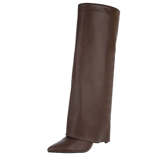 Ital-Design Moderne Damen-Stiefel mit spitzem Zehenbereich für Alltag High- günstig online kaufen
