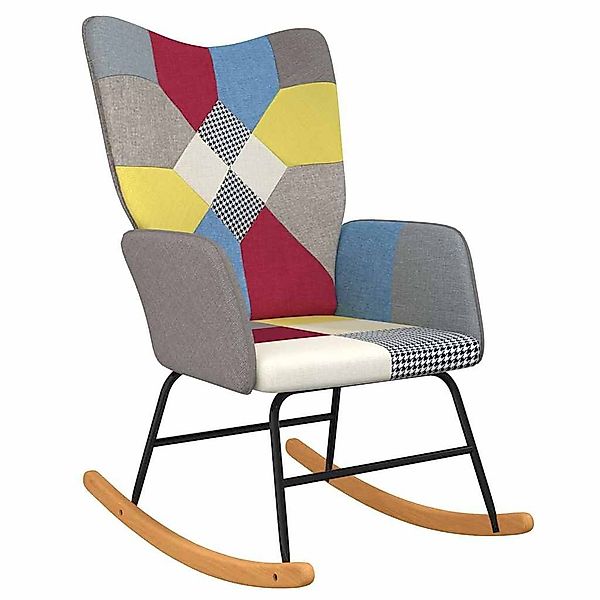 vidaXL Schaukelstuhl Schaukelstuhl Patchwork Stoff (1 günstig online kaufen