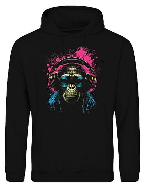 Youth Designz Kapuzenpullover Affe mit Headset Herren Hoodie Pullover mit t günstig online kaufen