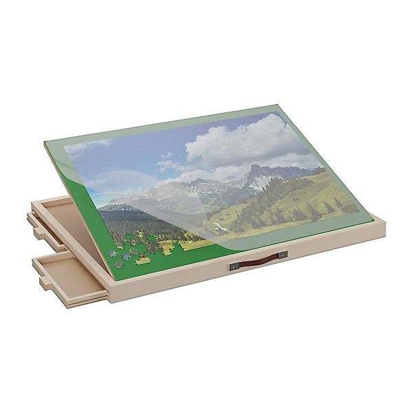 relaxdays Puzzleunterlage Neigbares Puzzlebrett bis 1000 günstig online kaufen