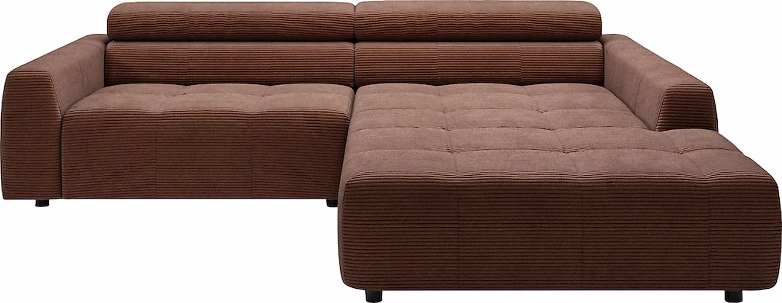3C Candy Ecksofa "Denver auch mit Cord- und Easy care-Bezug, Kopfteilverste günstig online kaufen