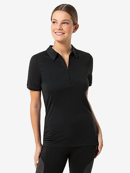 SUPER.NATURAL Poloshirt für Damen, Merino ZIP POLO casual, lightweight, atm günstig online kaufen