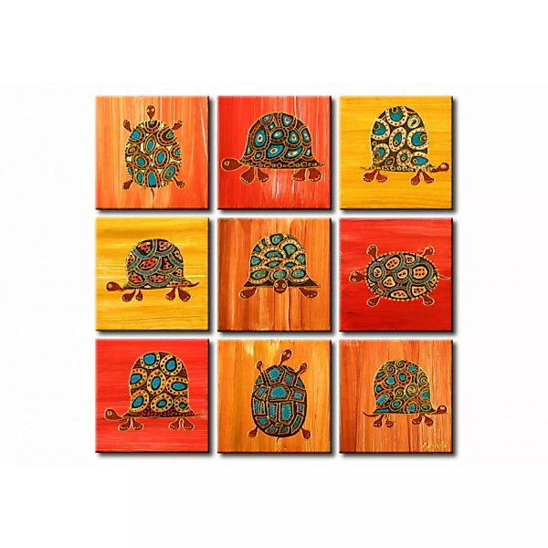 Wandbild Lustige Schildkröten XXL günstig online kaufen