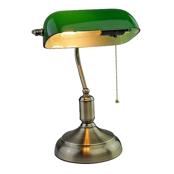 V-TAC Schreibtischlampe, Leuchtmittel inklusive, Warmweiß, Bankerlampe günstig online kaufen