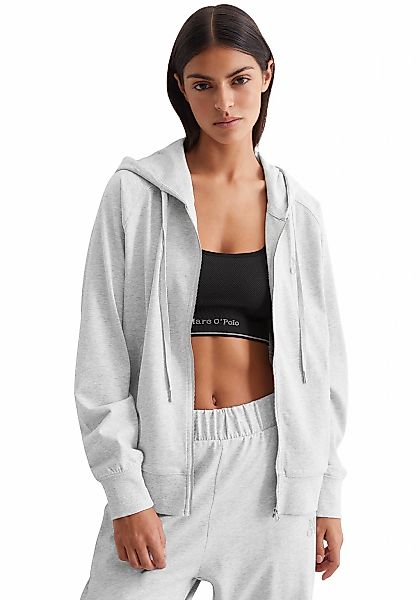 Marc OPolo Kapuzensweatjacke "Heavy Jersey", mit großer Kapuze günstig online kaufen
