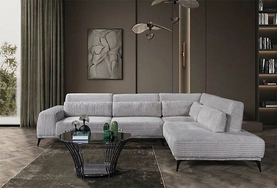 JVmoebel Ecksofa Stilvolles Ecksofa L-Form Luxus Wohhnzimmer Wohnlandschaft günstig online kaufen