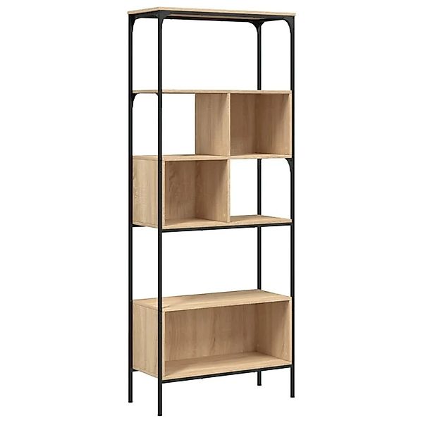 vidaXL Bücherregal 5 Böden Sonoma-Eiche 76x33x188,5 cm Holzwerkstoff 839004 günstig online kaufen
