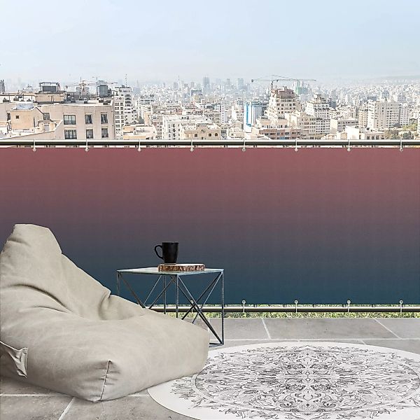 Balkon Sichtschutz Sonnenuntergang Farbverlauf günstig online kaufen