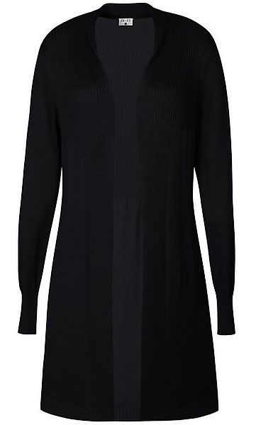 ZE-ZE Nordic Longstrickjacke Strickjacke schwarz günstig online kaufen