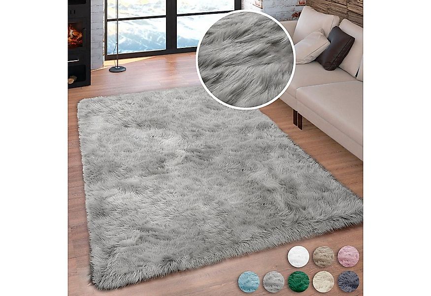 my home Hochflor-Teppich Valeria, Fellteppich, kuschelig, flauschig, rechte günstig online kaufen