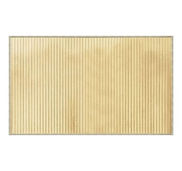 vidaXL Teppich Teppich Rechteckig Hell Natur 60x100 cm Bambus, Rechteckig günstig online kaufen