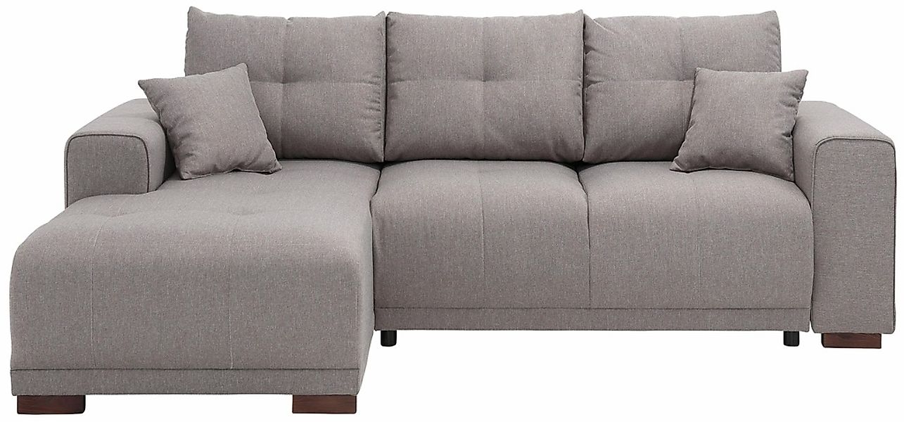 Home affaire Ecksofa "Viborg L-Form", mit Regal in der Armlehne, wahlweise günstig online kaufen