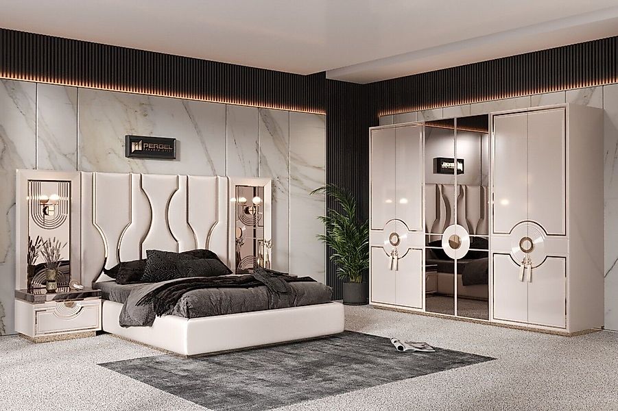 JVmoebel Schlafzimmer-Set Modern Schlafzimmer Set 5 günstig online kaufen