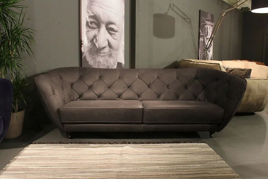 KAWOLA Sofa ASPEN Leder braun günstig online kaufen