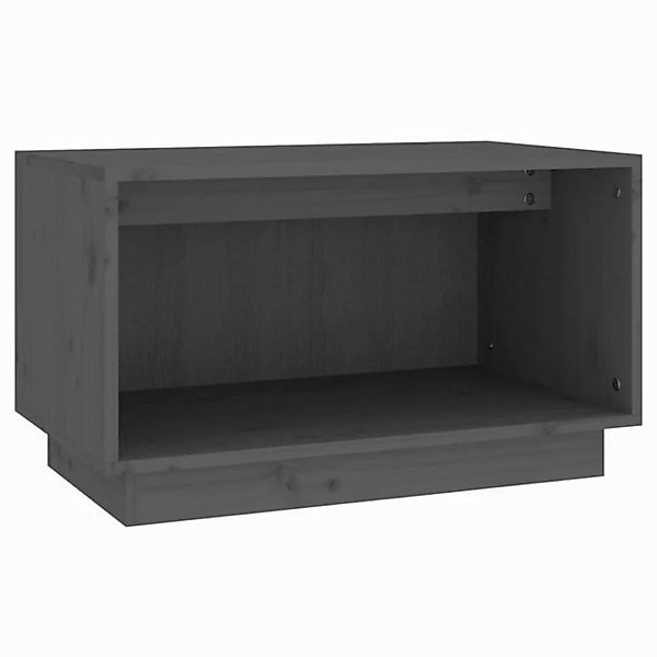 furnicato TV-Schrank Grau 60x35x35 cm Massivholz Kiefer (1-St) günstig online kaufen