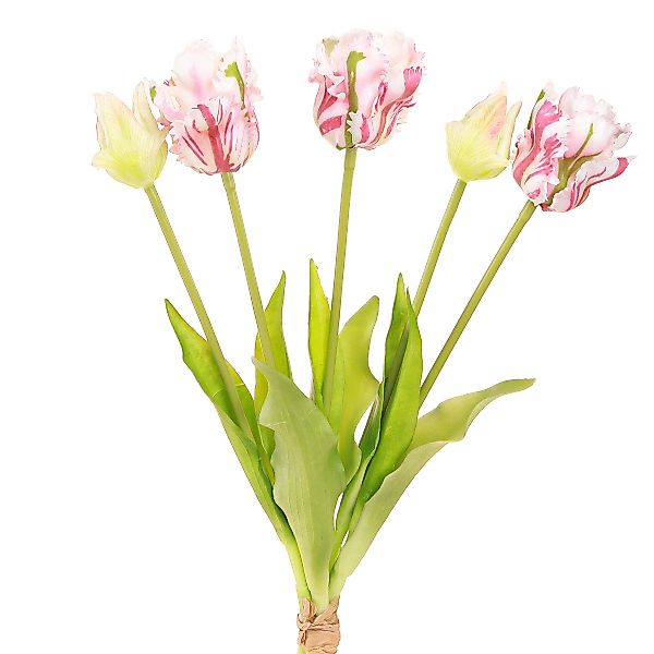 Kunstblume Kunstblumen Deko Papageientulpen, Real-Touch, 40cm, günstig online kaufen