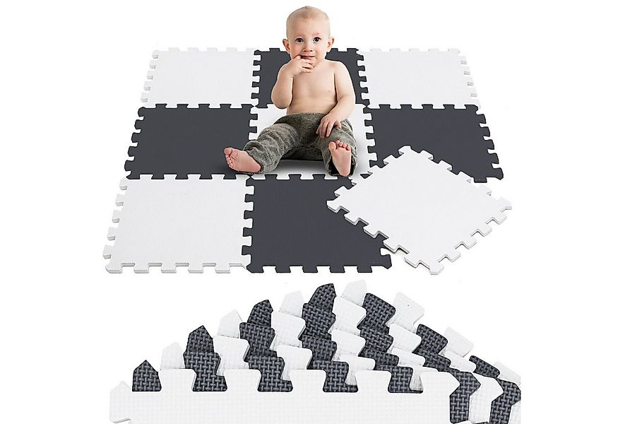 LittleTom Puzzlematte ab dem 1. Tag - 9 Teile Baby Spielmatte - 30 x 30 Kin günstig online kaufen