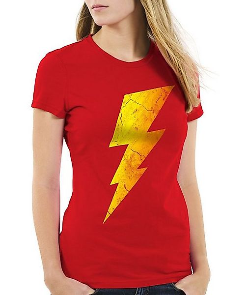 style3 T-Shirt Sheldon Lightning Bolt Blitz flash Comic the big bang theory günstig online kaufen