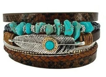 Westernlifestyle Armband Lederarmband im Westernstyle Country günstig online kaufen