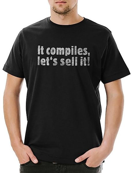 Urban Backwoods Print-Shirt It Compiles Let's Sell It Herren T-Shirt Nerd G günstig online kaufen