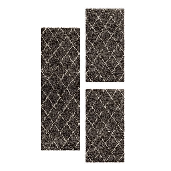 SIMPEX24 Hochflor-Bettumrandung Geometrisch Design, Höhe 30 günstig online kaufen