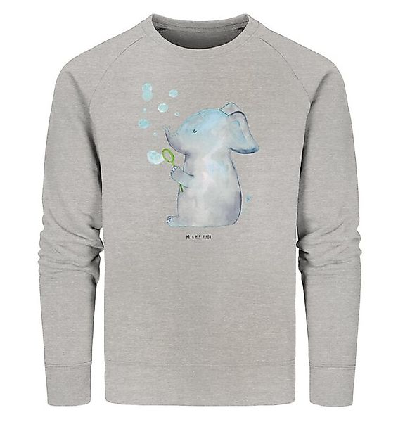 Mr. & Mrs. Panda Longpullover Elefant Seifenblasen Größe L - Heather Grey - günstig online kaufen