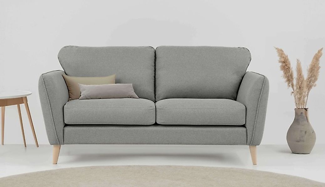Home affaire "MARSEILLE Kompaktsofa 170 cm, Cord, Flachgewebe, Struktur, We günstig online kaufen