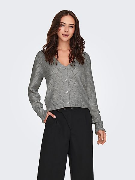 JDY Strickjacke JDYLETTY L/S V-NECK STRUC günstig online kaufen