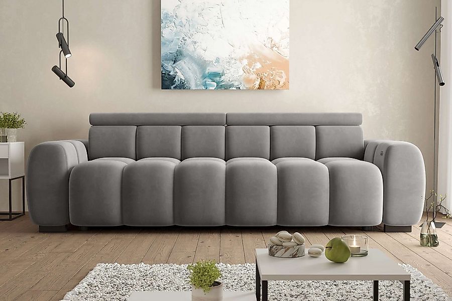 99rooms Big-Sofa Alessio, Sofa, Big-Sofa, wählbar mit/ohne elektr. Sitztief günstig online kaufen