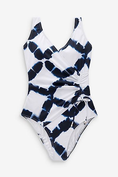 Next Badeanzug Bauchformender Badeanzug mit seitlicher Raffung (1-St) günstig online kaufen