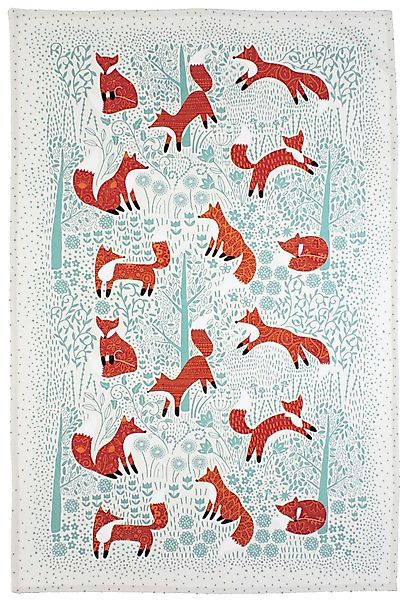 Ulster Weavers Geschirrtuch Foraging Fox, (Set, günstig online kaufen
