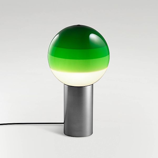 MARSET Tischlampe Dipping Light, Höhe 22 cm, grün/grafit günstig online kaufen