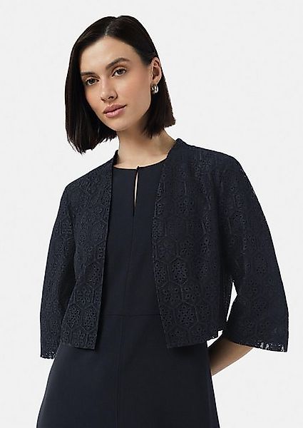 Comma Blusenblazer Bolero aus Spitze im Boxy Fit mit 3/4-Ärmeln günstig online kaufen